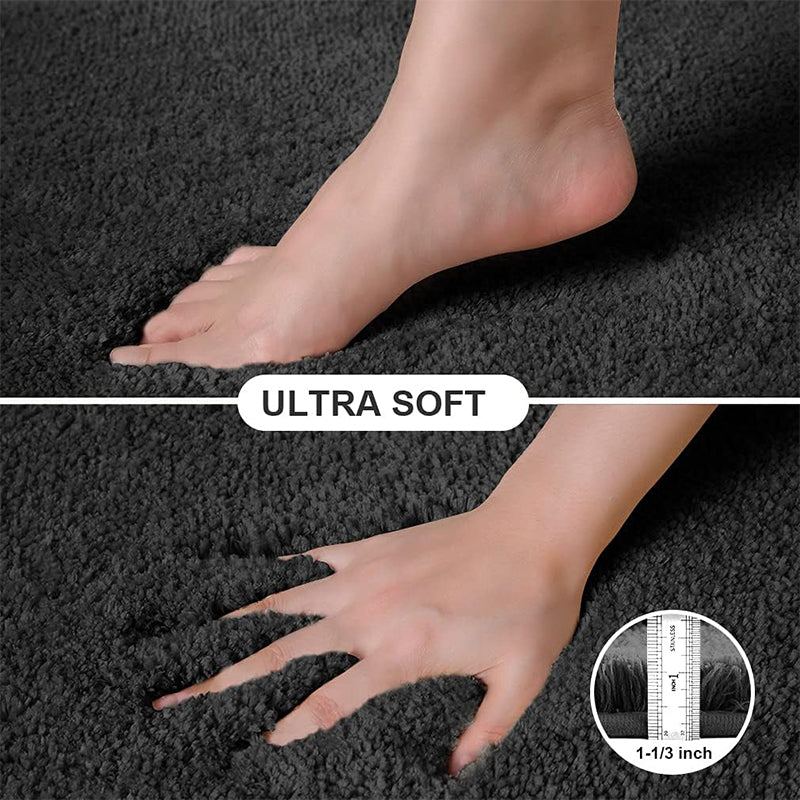 Lois Anti Skid Bath Mat - Black media 3