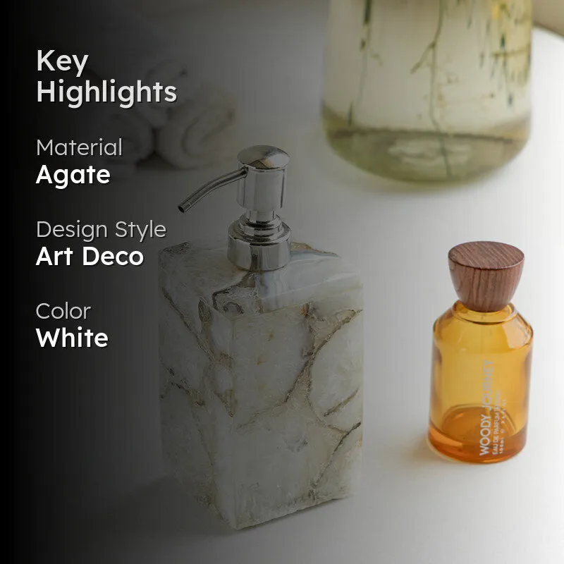 Virelli Handmade Agate Soap Dispenser media 2