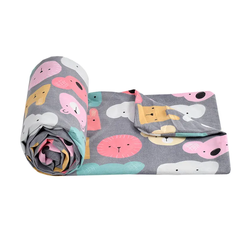 Paws & Faces Kids' Cotton Duvet Cover - 210 TC media 5