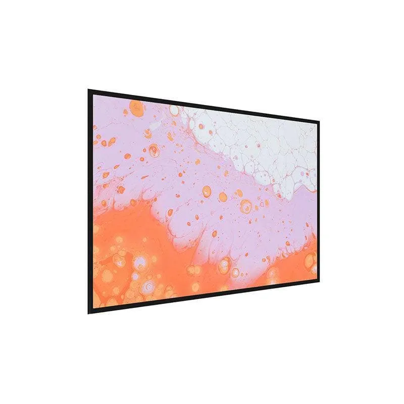 Drops of Abstract Canvas Wall Painting - Black Frame media 3