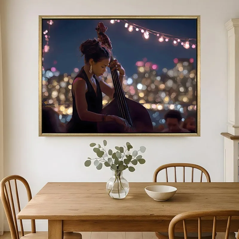 Sonorous Canvas Wall Painting With Frame media 1