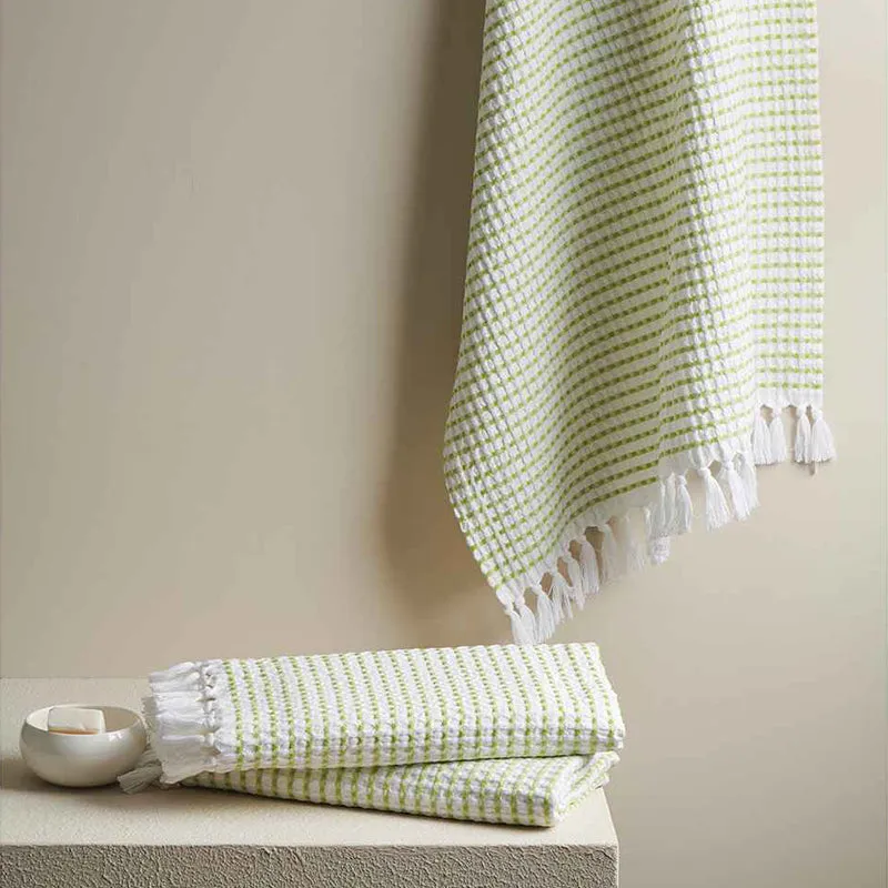 Resho Waffle Towel Combo (Kiwi) - Four Piece Set media 1