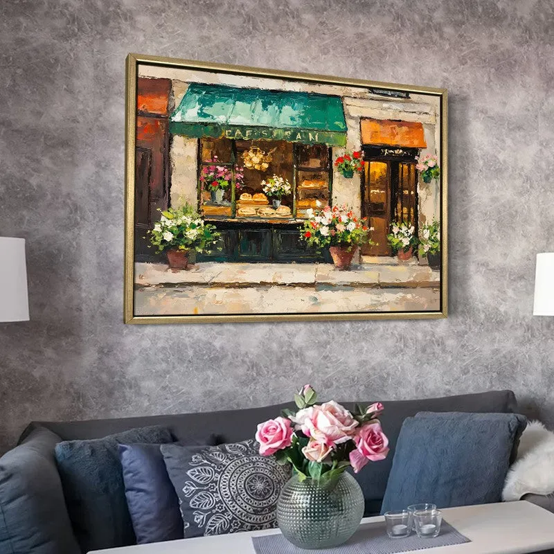 Flowerpots Canvas Wall Painting With Frame media 6