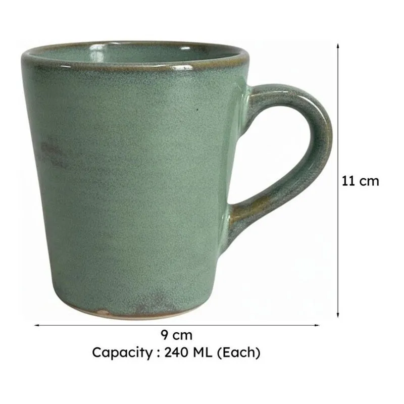 Lexira Ceramic Tea Cup (240 mL Each) - Set of Two media 6