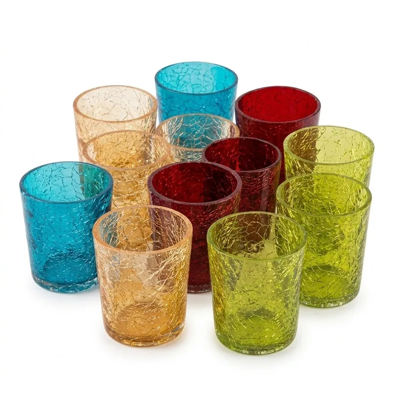 Multicolor Tealight Candle Holders - Set Of Ten media 5