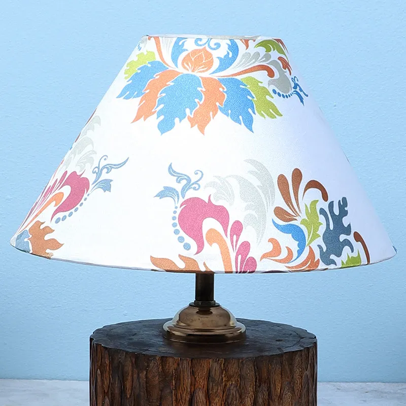 Nordlys Trunk Printed Mango Wood Table Lamp - Multicolor media 3