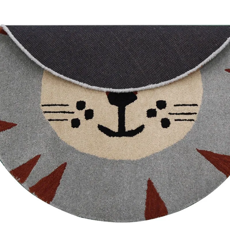 Pride King Wool Carpet - Grey,Maroon media 5