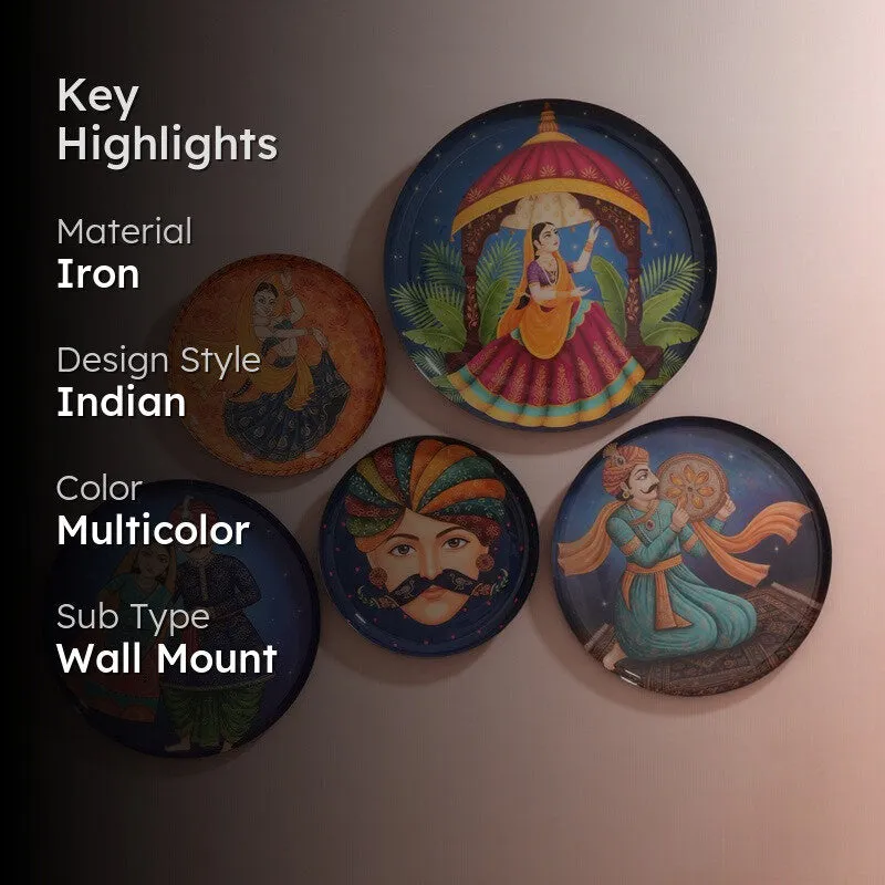 Sacred Grove Wall Plates - Set of Five media 2