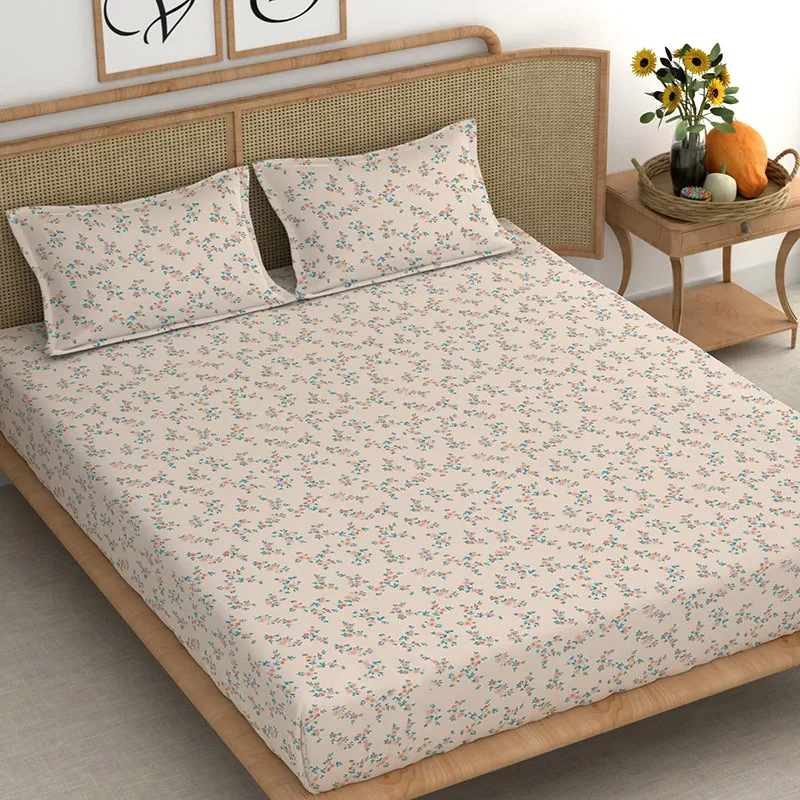 Cornelia Fitted Microfiber Microfiber Bedsheet - 150 GSM media 1