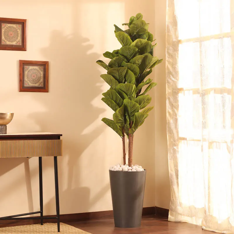 Leaf Loom Planter (Slate Grey) - 1.5 Feet media 3