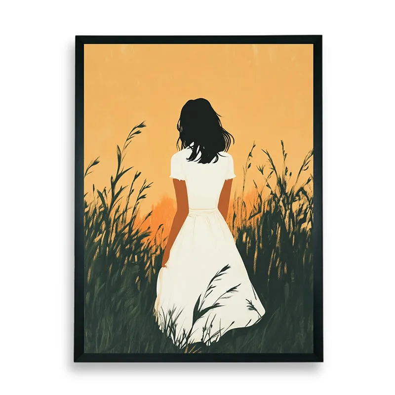 Bliss Of Solitude Wall Canvas Art With Resin Frame media 7