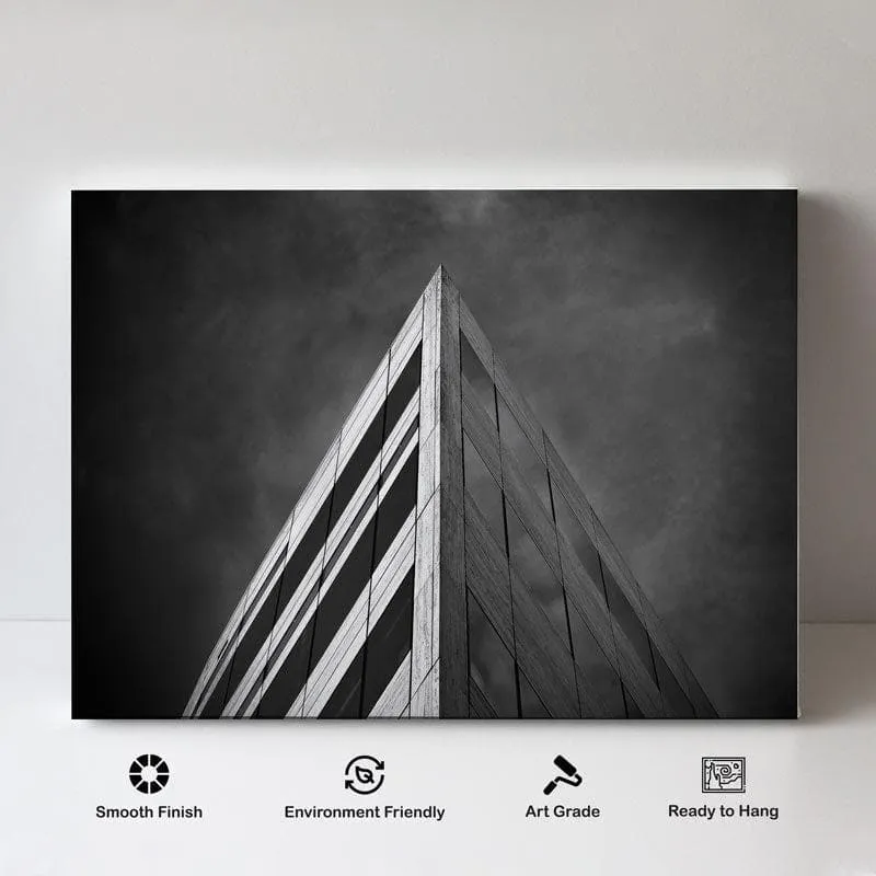Noir Heights Canvas Wall Painting - Gallery Wrap media 4