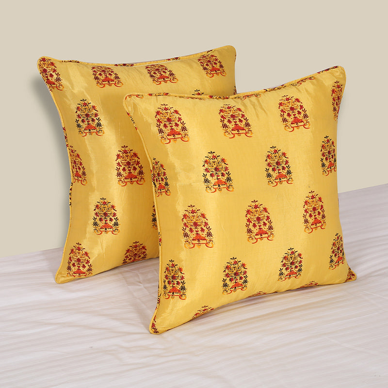 Rajwada Tales Printed Cushion Cover - Set Of Two
