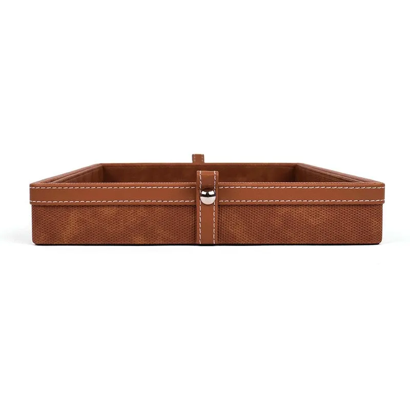Elara Dote Serving Tray (Brown) - Set Of Two media 4