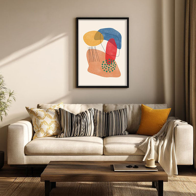 Splash Of Summer Framed Canvas Wall Painting