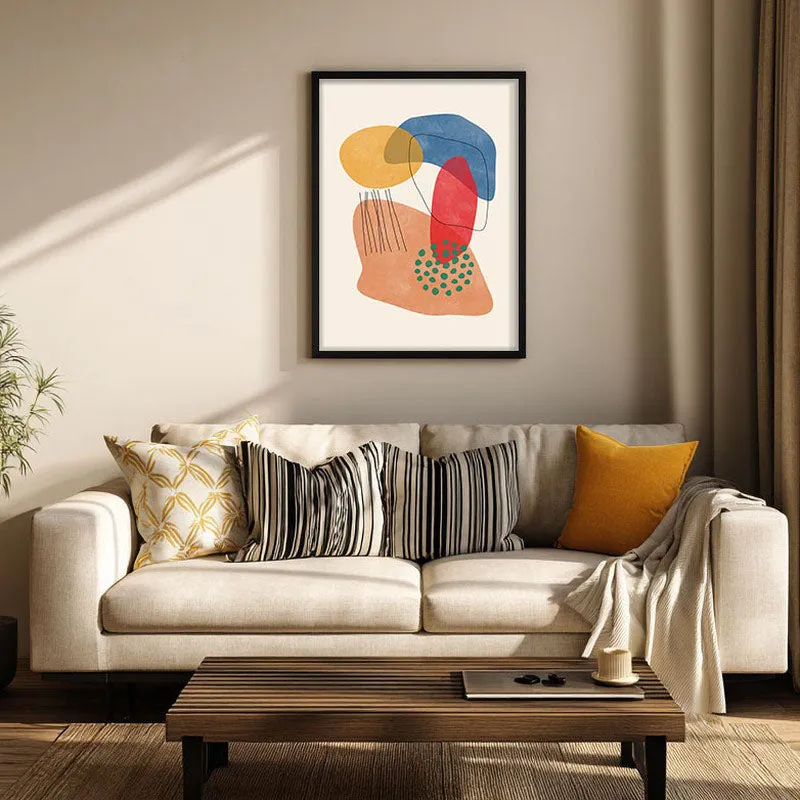 Splash Of Summer Framed Canvas Wall Painting media 1