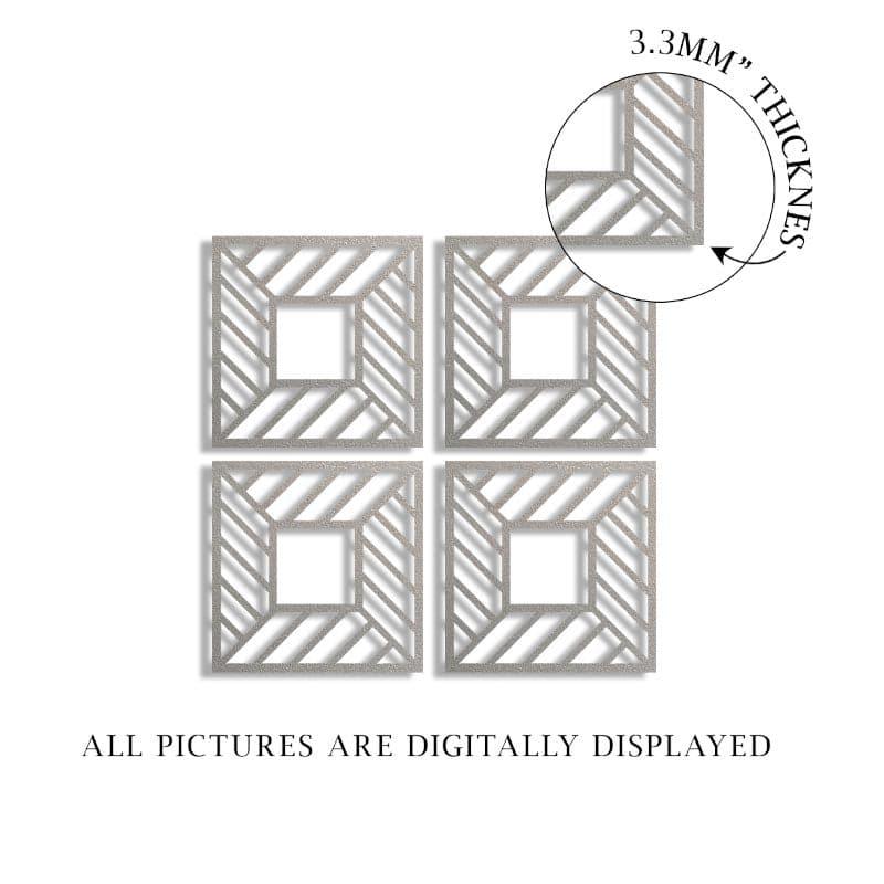 Rictor MDF Wall Accent - Set of Four media 4