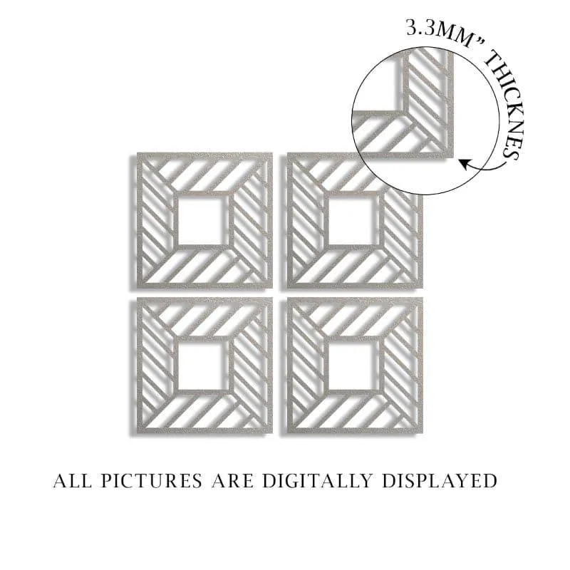 Rictor MDF Wall Accent - Set of Four media 4
