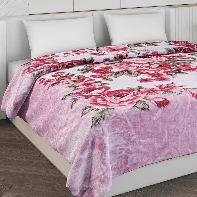 Monte Carlo Blushing Blooms Blanket - 600 GSM media 4
