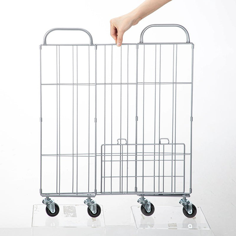 Rove Steel Storage Basket With Wheels media 11