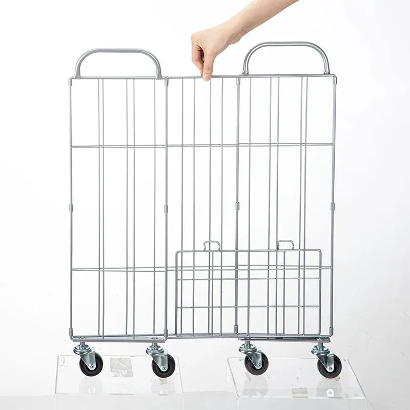 Rove Steel Storage Basket With Wheels media 11