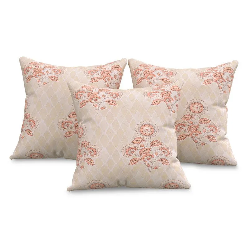Corvina Floral Cotton Diwan Set - Six Piece Set media 5