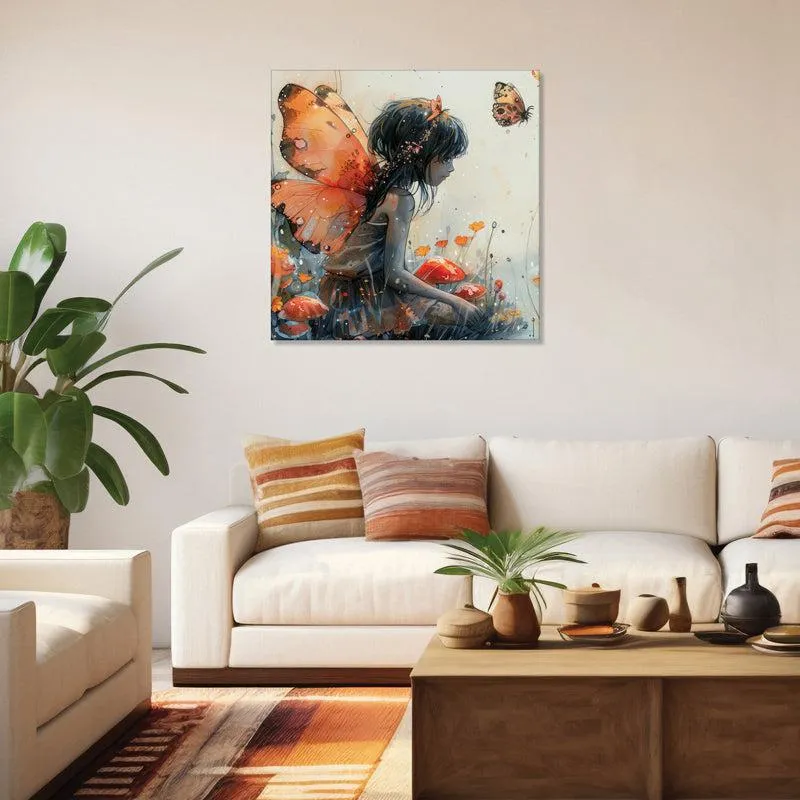 Butterfly Angel Canvas Wall Art media 4