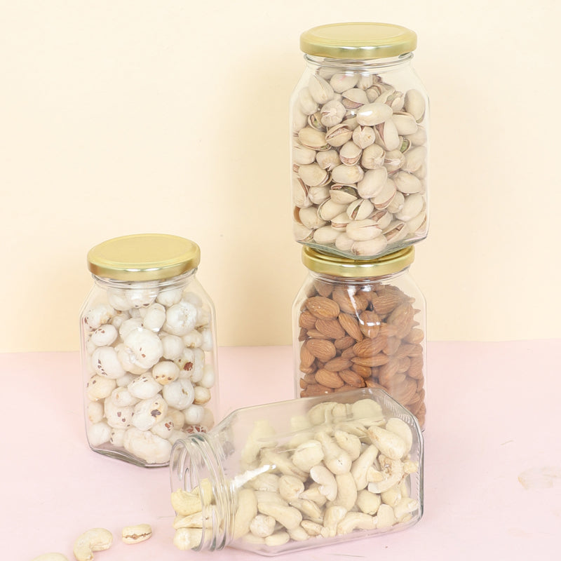 Ariadne Airtight Storage Jar (400 mL Each) - Set Of Four