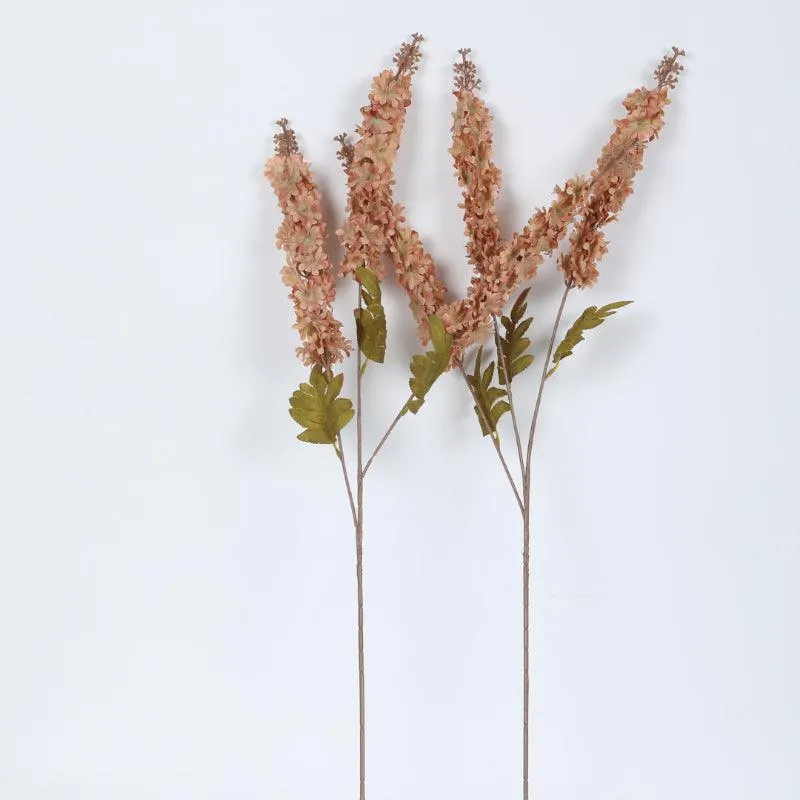 Faux Larkspurs Lily Bloom Bunch (Brown) - Set Of Three media 3