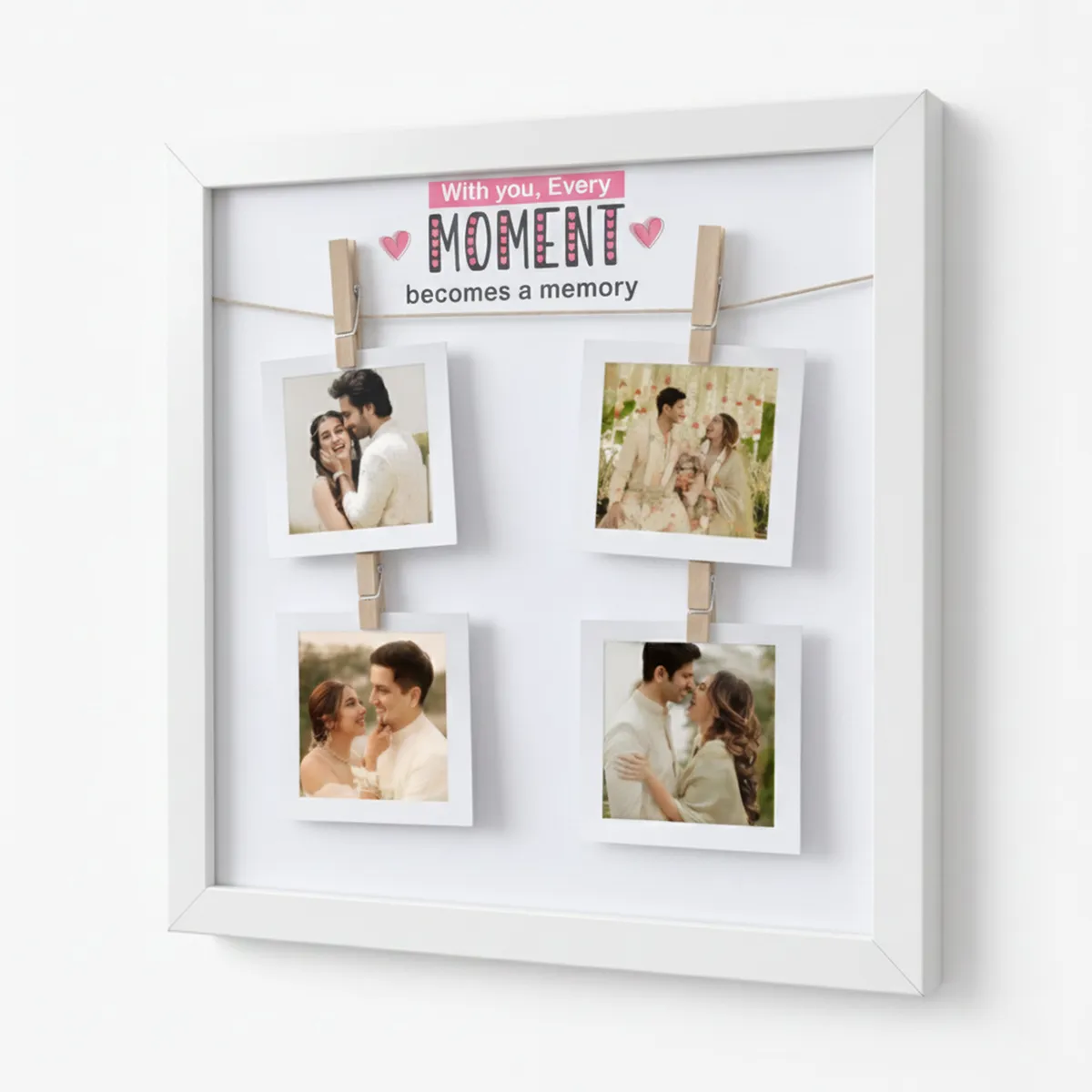 TimelessString MDF Photo Frame - White media 6