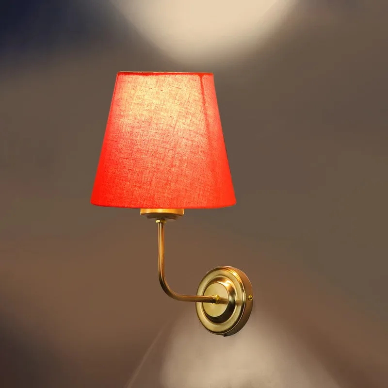 Lumoire Cone Metal Wall Lamp - Gold,Orange media 7