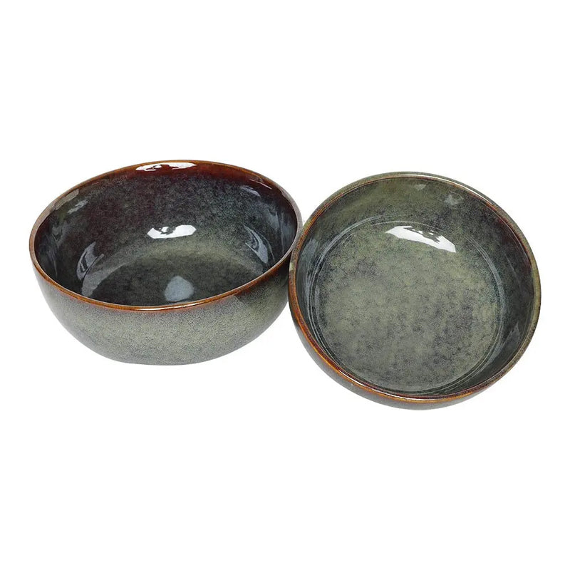 Elmina Glam Handmade Serving Bowl (750 ML) - Set Of Two media 3