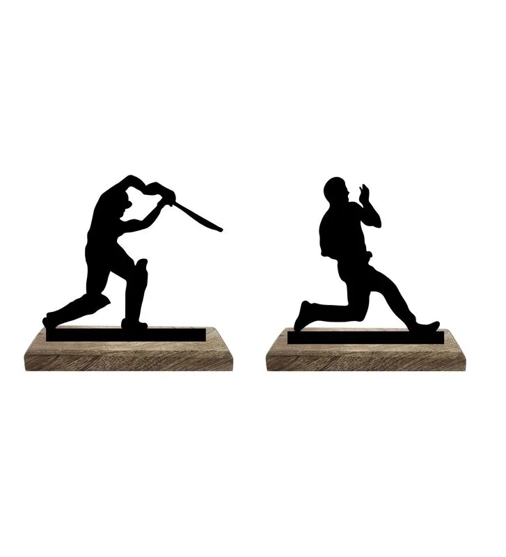 Cricketer Showpiece - Set Of Two media 7