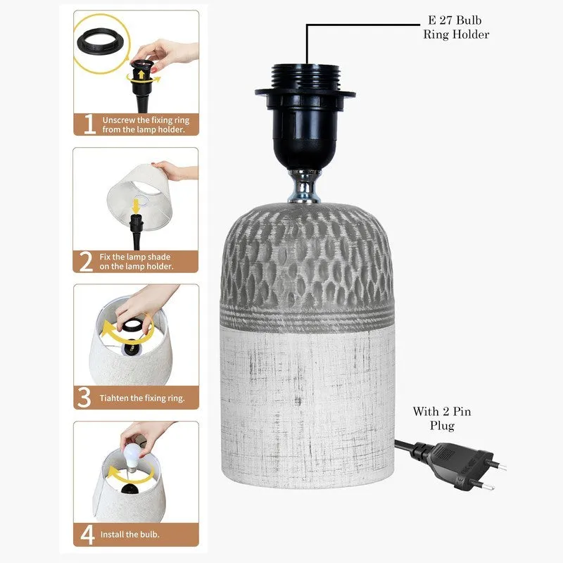 RadiNest Adaptive Ceramic Table Lamp - Black media 5