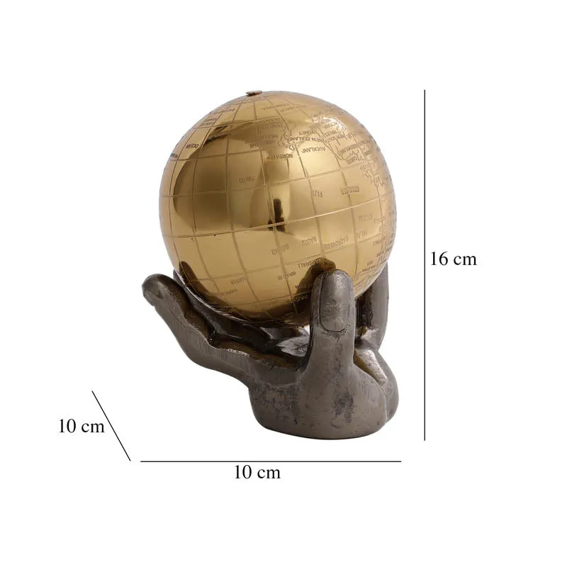 Angelic Handhold Globe Showpiece media 6