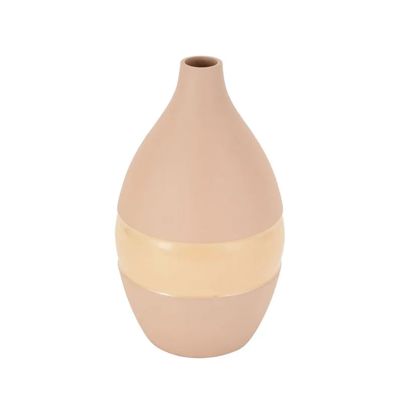 Yato Enamel Vase (Beige) - Small media 3