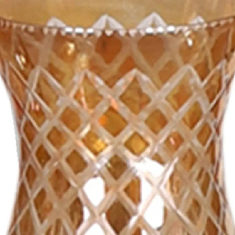 Honey Glow Gothic Amber Glass Wall Lamp media 7