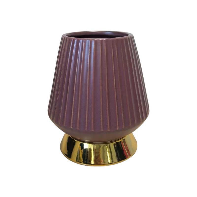Funky Frill Vase - Brown media 3