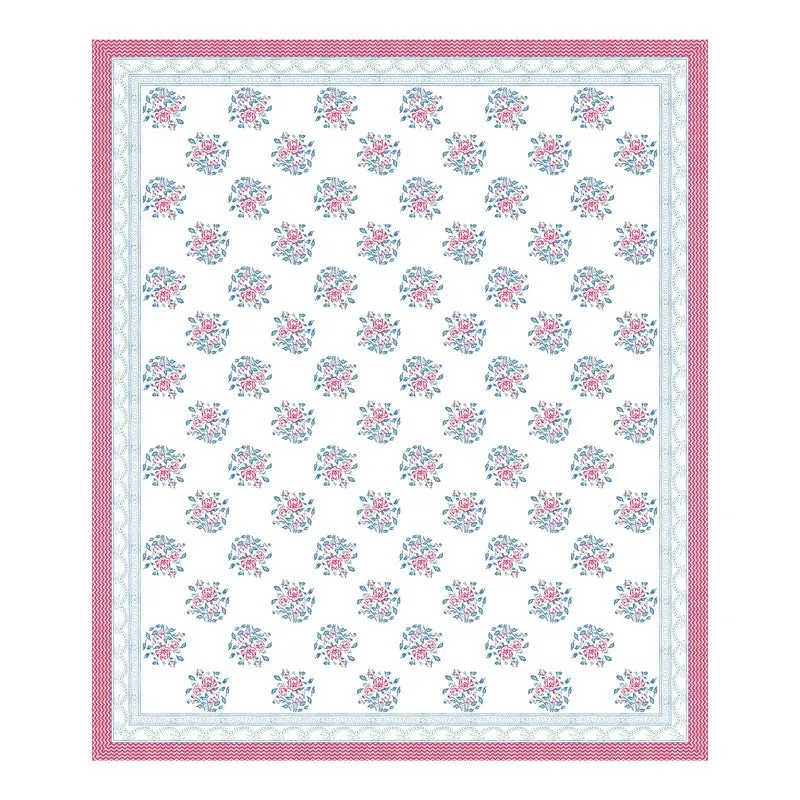 Desert Style Cotton Bedsheet (Pink,Blue,White) - 120 TC media 5