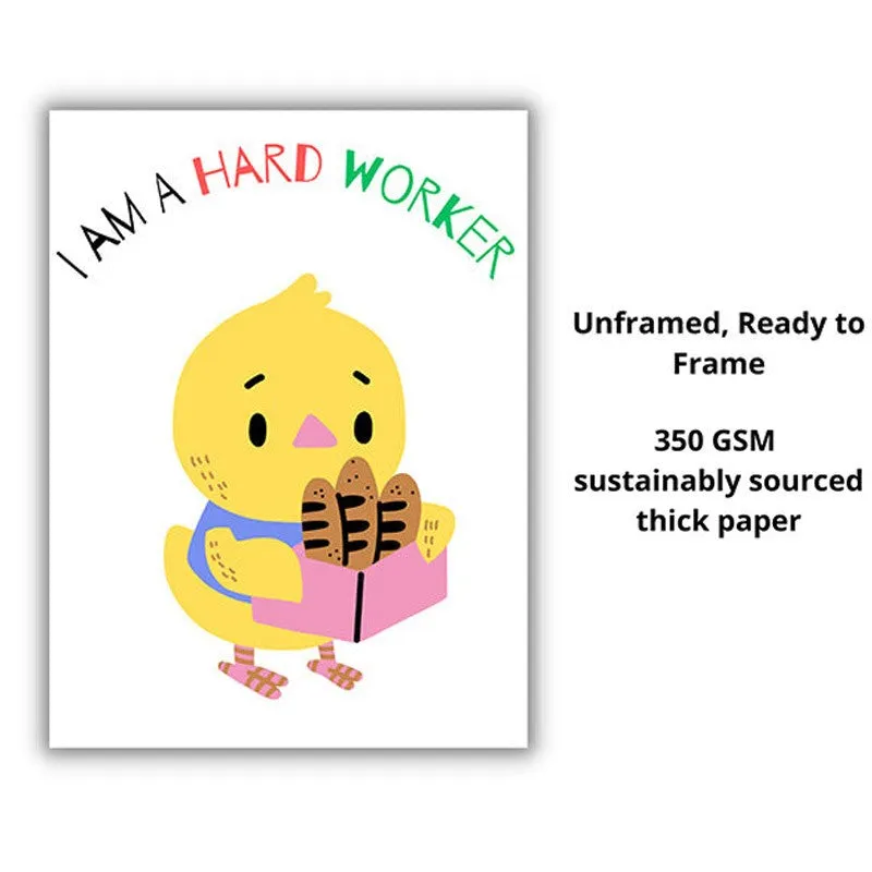 Cute Animal Affirmations Wall Poster - Set of Six media 5