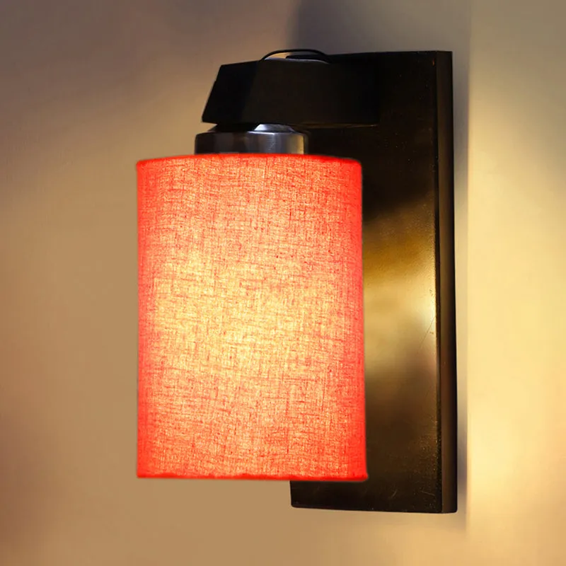 Eyrie Wooden Wall Lamp - Orange media 5