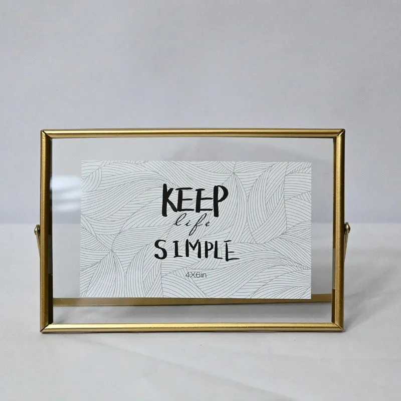 Vireon Metal & Glass Golden Frame media 3