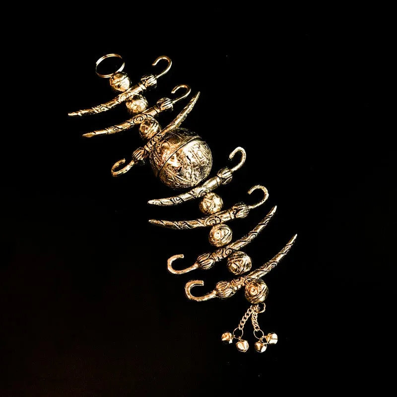 Nimbu-Mirchi German Silver Totka - Silver media 6