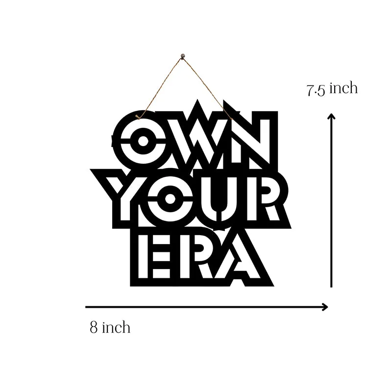 Own Your Era Mild Steel Wall Accent media 5
