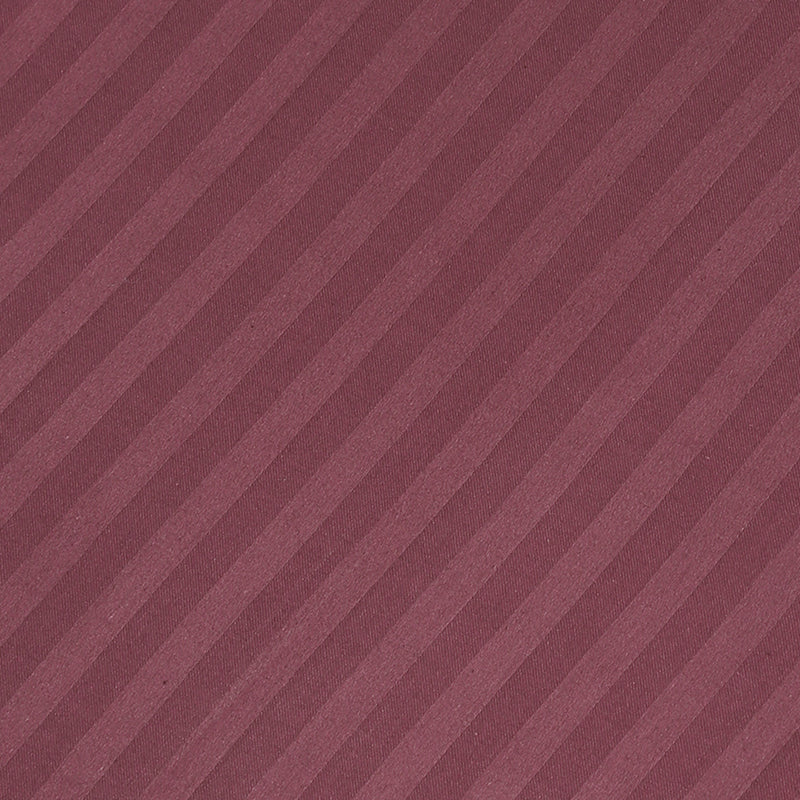 Slay In Stripes Cotton Bedsheet (Wine) - 210 TC media 5