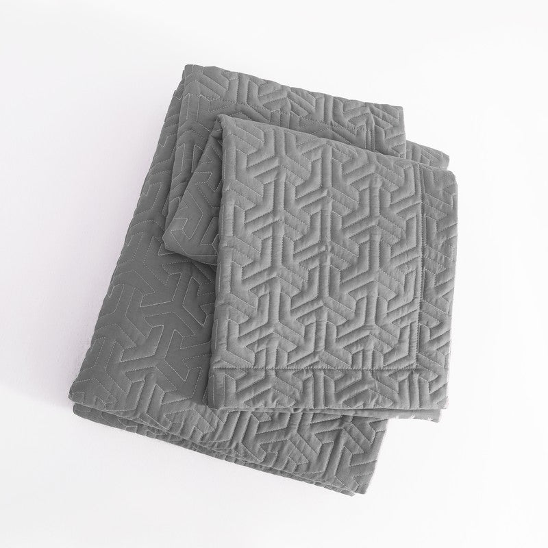 Deep Charcoal Bed Cover media 5