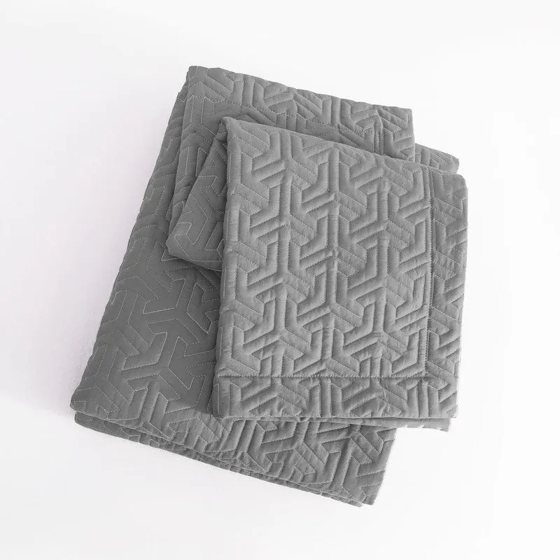 Deep Charcoal Bed Cover media 5
