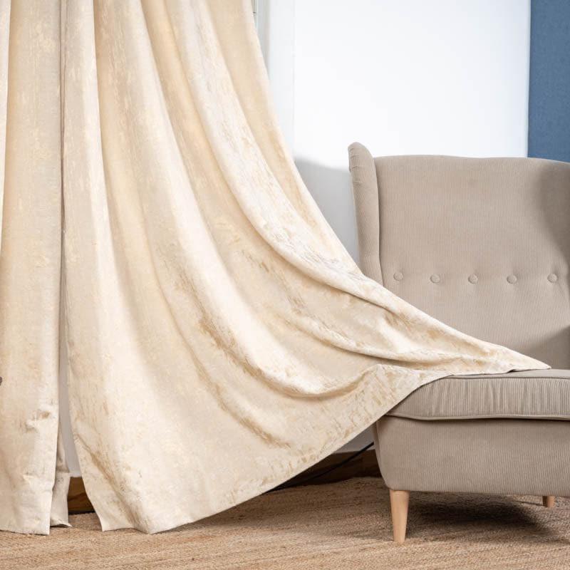 Aviothic Jacquard Single Curtain (Beige) media 5