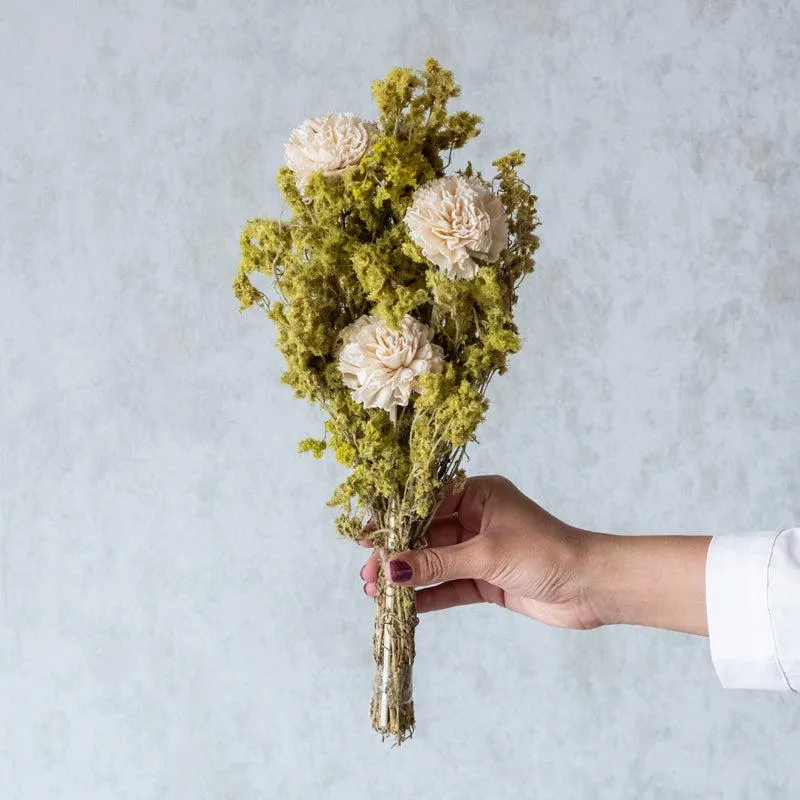 Nimeira Dried Flower Bunch - Green media 1