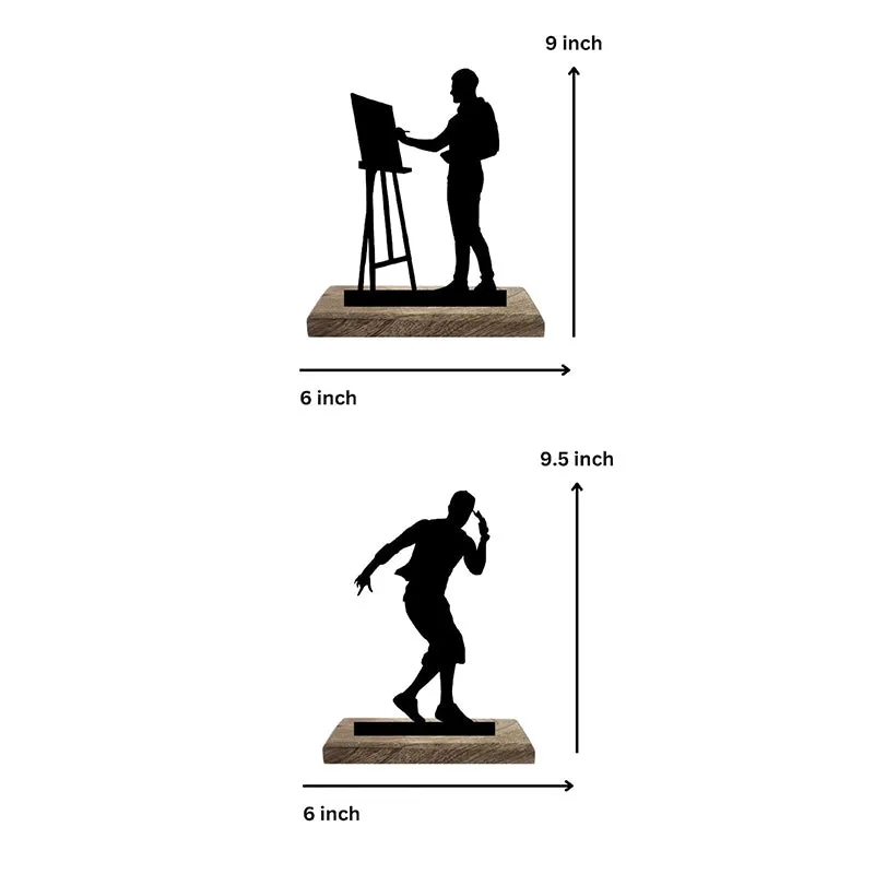 Artistic Expression Showpiece - Set Of Two media 7
